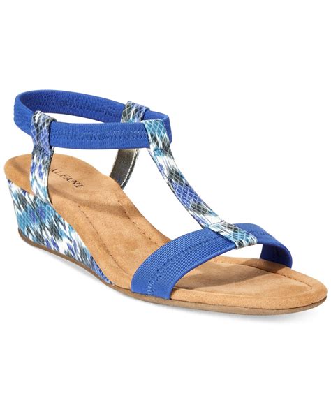 Lyst - Alfani Women's Voyage Wedge Sandals, Only At Macy's in Blue