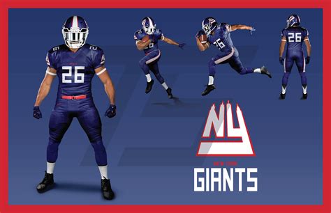 New York Giants Uniform Redesign on Behance