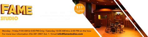 Tour – Fame Studios