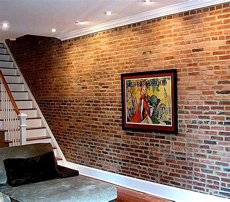 Exposed Brick Bathroom - Wall Small Chimney Toilets Subway Tiles Sinks ...