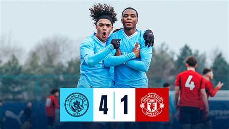 Brief highlights: City U18s 4-1 United