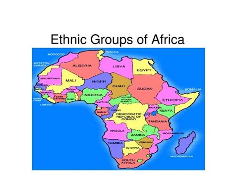 Ethnic Groups of Africa