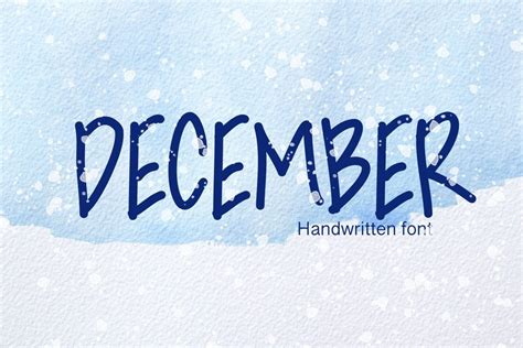 December Font by PeamCreations · Creative Fabrica