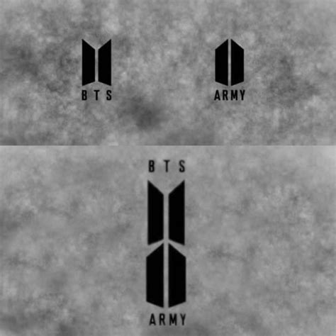 BTS logo and Army logo when combined looks like a shield...It becomes a bulletproof shield which ...