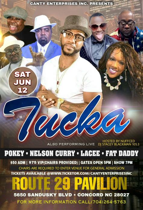 Tucka Live in Concert – Route 29 Pavilion