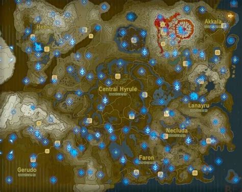 'Zelda: Breath of the Wild' Shrine Location Map: Guide for finding all ...