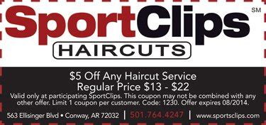 Sport Clips Coupons