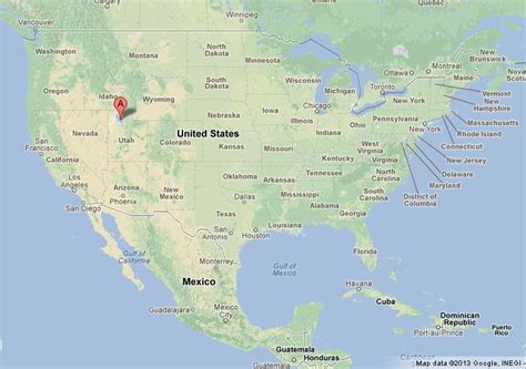 United States Map Great Salt Lake