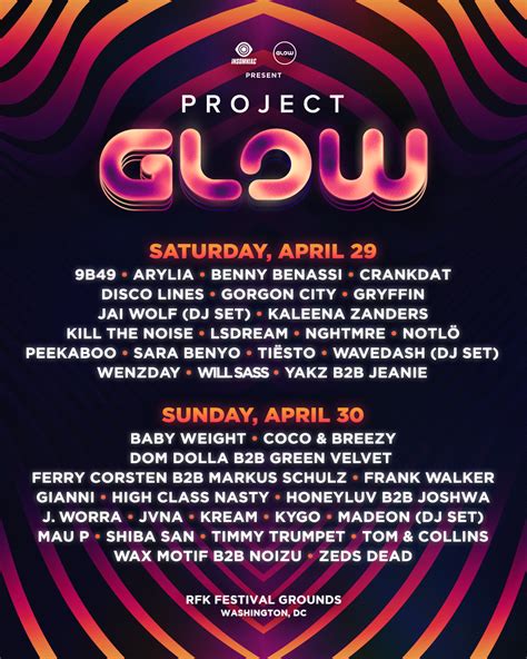 Lineup – Project GLOW