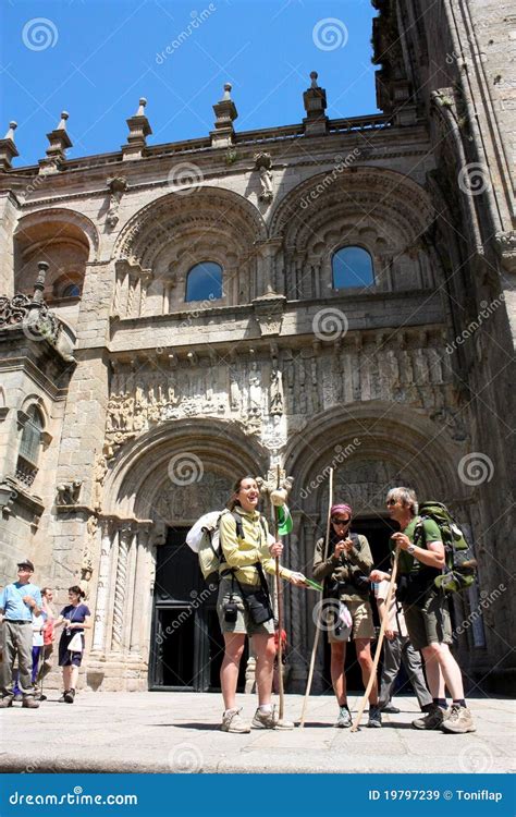 Pilgrims on the Camino De Santiago Editorial Stock Image - Image of pilgrim, faith: 19797239