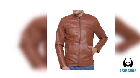 Mens fashion Rexine Leather Solid Mens winter Jacket (www.dealspanda.in) - YouTube