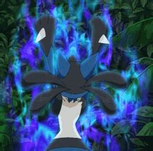 Lucario Aura GIF - Lucario Aura Glowing - Discover & Share GIFs