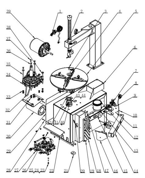 Hunter Tire Changer Parts List