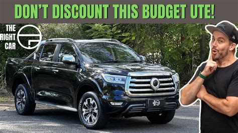 Best Cheap 4x4 Dual Cab Ute Gwm Ute 2023 Review Great Wall Cannon Poer ...