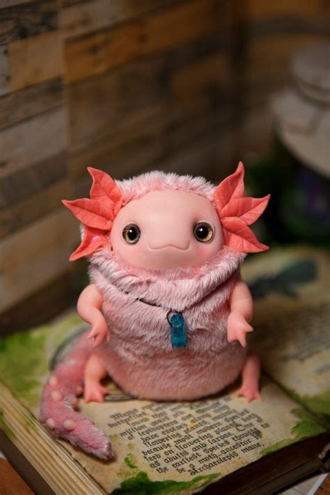 READY TO SHIP Axolotl plush toy fantasy art doll toy | Fantasy art dolls, Art dolls, Art toy