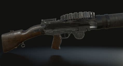 Lewis gun 3D model - TurboSquid 1382720