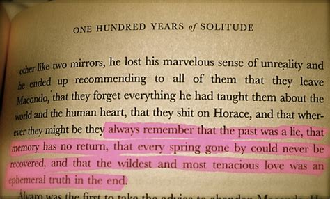 One Hundred Years Of Solitude Quotes. QuotesGram