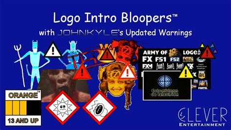 Logo Intro Bloopers with JohnKyle's Updated Warnings - YouTube