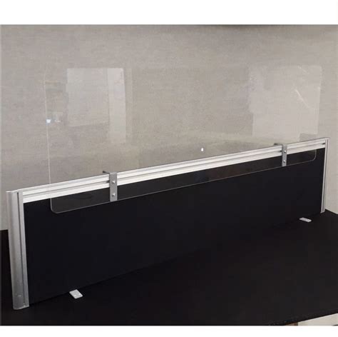 SF Perspex Desk Screen Extension - Allard Office Furniture