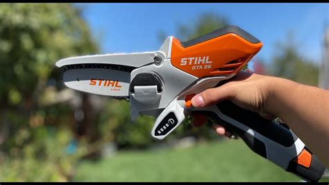 Stihl GTA 26 Unboxing&Review!! **Handheld mini chainsaw!!** - YouTube