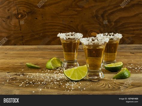 Two Gold Tequila Shots Image & Photo (Free Trial) | Bigstock