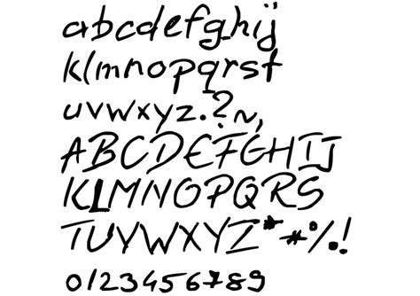 Brush pen font free download