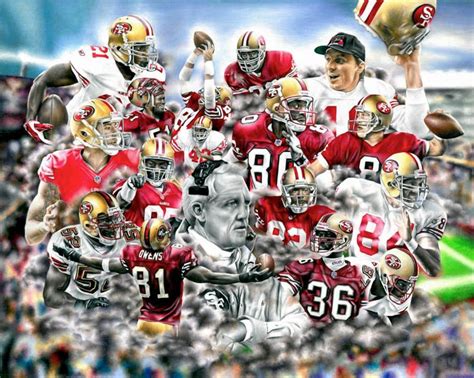 San Francisco 49ers past & Present Art Print - Etsy