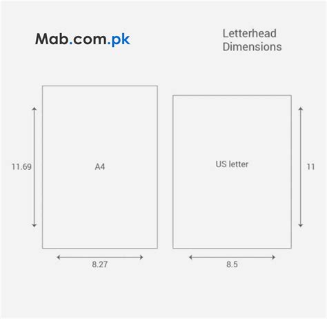 Letterhead Sizes And Dimensions Ultimate Guide PhotoADKing, 43% OFF