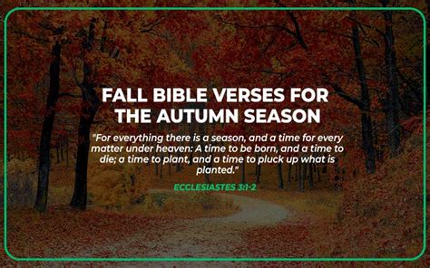 33 Fall Bible Verses for the Autumn Season - Scripture Savvy