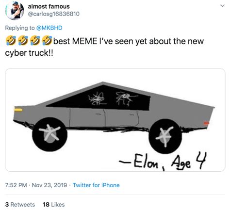 Tesla Cybertruck Memes Explode but Elon Musk Laughs Last as Orders ...