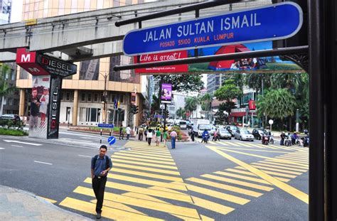 Jalan Sultan Ismail, Kuala Lumpur Editorial Image - Image of urban ...