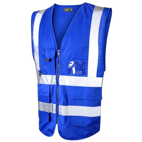 Reflective Fabric Safety Vest with 4 Pockets | Machinoworld