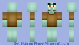 Squidward Minecraft Skin