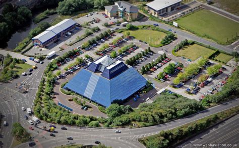 Stockport Pyramid from the air | aerial photographs of Great Britain by Jonathan C.K. Webb