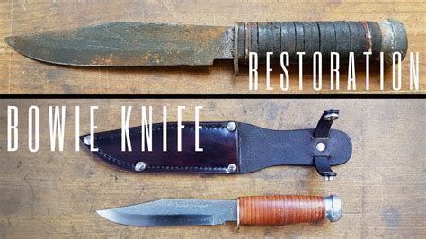 Bowie Knife Restoration - YouTube