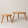 2pc Round Nested Coffee Tables: Rubberwood & Mdf - Hearth & Hand™ With ...
