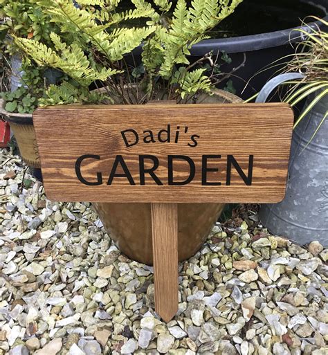 personalized wooden garden signs - Leonarda Neuman