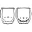 Sharemee - Cute Mugs Insulated Double Wall Animal Beverage Glass Cups ...