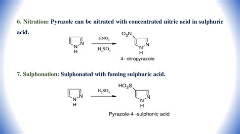 Pyrazole - Synthesis of Pyrazole - Characteristic Reactions of Pyrazo…