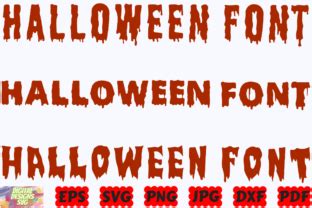 Halloween Fonts SVG | Halloween SVG |PNG Graphic by DigitalDesignsSVGBundle · Creative Fabrica