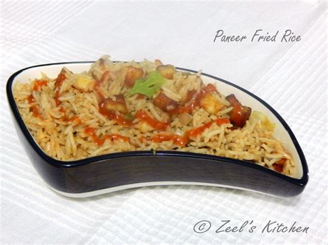 Paneer Fried Rice | Paneer Fried Rice Recipe | Zeel's Kitchen