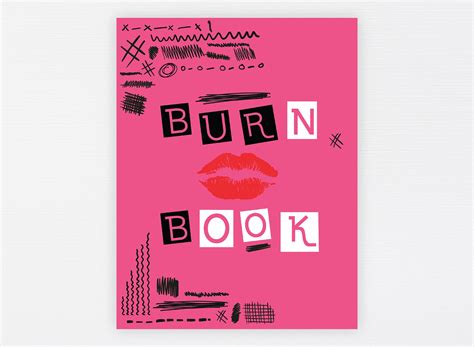 Printable Burn Book