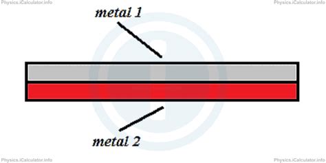 Bimetallic Strip. Thermostat | iCalculator™