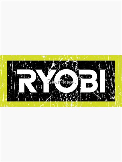 "RYOBI Logo" Sticker by Gear-head | Redbubble