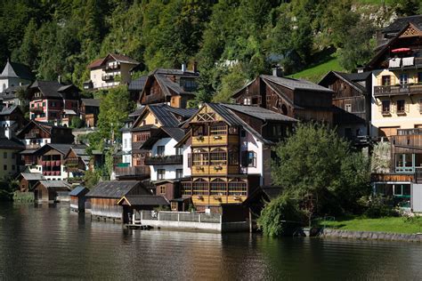 View of Hallstatt from Hallstatt Lake 8103287 Stock Photo at Vecteezy