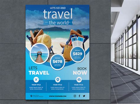 Creative modern unique travel poster design by Shawon Ghosh on Dribbble