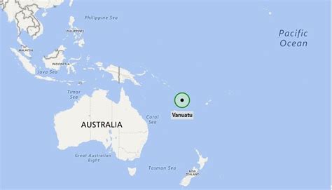 Where Is Vanuatu On The World Map – Map With States