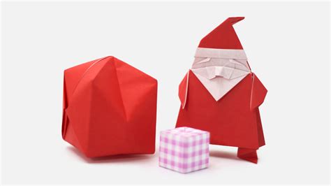 Origami Santa Claus - Diagrams and Video - Jo Nakashima