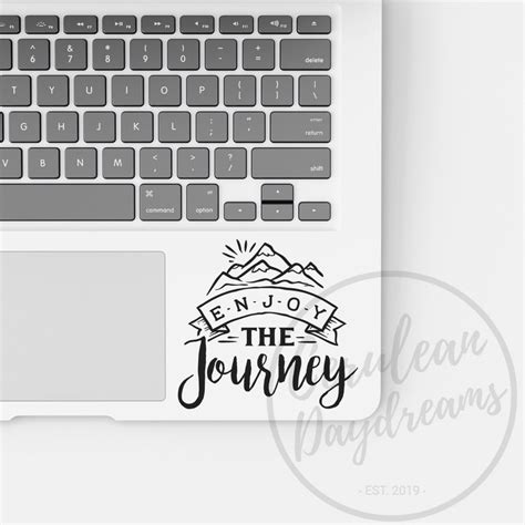 Enjoy the Journey Decal, Hiking Sticker, Outdoor Adventure Decal ...