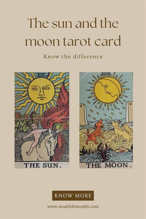 The-Sun-and-the-moon-tarot-card All Tarot Cards, The Moon Tarot Card ...